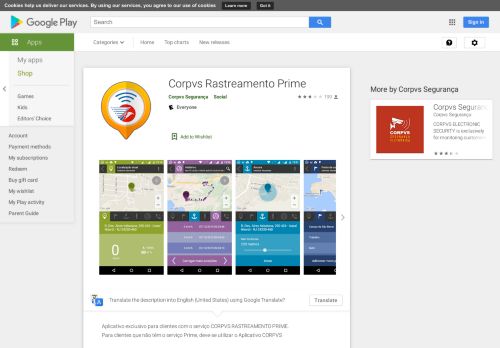 
                            9. Corpvs Rastreamento Prime – Apps no Google Play