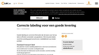 
                            11. Correcte levering - ColliCare Netherlands - ColliCare Logistics