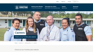 
                            1. Corrections Department NZ - Careers - Department of Corrections