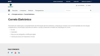 
                            2. Correio Eletrônico | portal.dataprev.gov.br