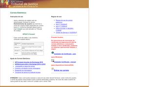 
                            2. Correio Eletrônico TJRS - Microsoft Outlook Web Access