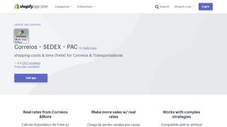 
                            9. Correios ‑ SEDEX ‑ PAC – Ecommerce Plugins for Online Stores ...