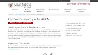 
                            1. Correo@UCM - UCM-Servicios Informáticos