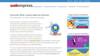 
                            8. Correo de cPanel, conoce todas sus funciones - Webempresa