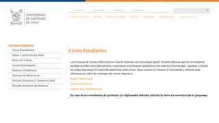 
                            7. Correo Estudiantes | Universidad de Santiago de Chile - Usach