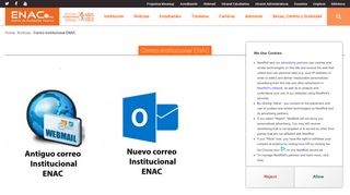 
                            6. Correo institucional ENAC | ENAC