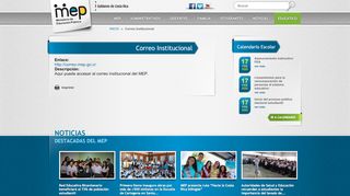 
                            2. Correo Institucional | Ministerio de Educación Pública - MEP