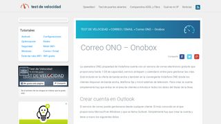 
                            8. Correo ONO - Onobox acceso - Test de velocidad