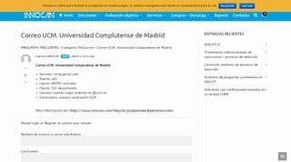 
                            13. Correo UCM. Universidad Complutense de Madrid | Innocan - gexcat