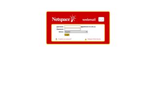 
                            10. Correo :: Welcome to Netspace Webmail