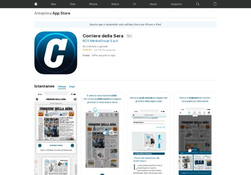 
                            7. Corriere della Sera su App Store - iTunes - Apple