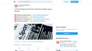 
                            11. Corriere dello Sport on Twitter: 