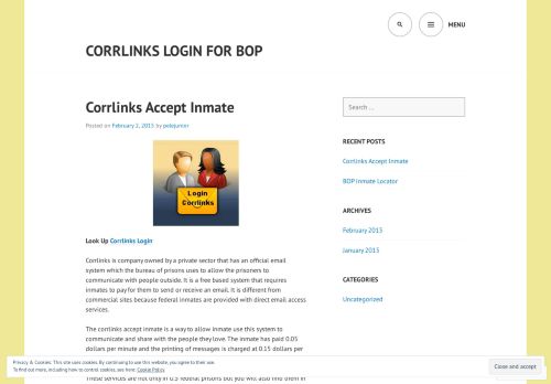 
                            8. Corrlinks Accept Inmate – Corrlinks Login for BOP