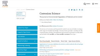 
                            1. Corrosion Science - Journal - Elsevier