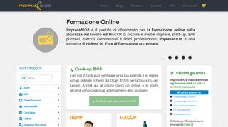 
                            5. Corsi di formazione online Sicurezza 8108 e HACCP