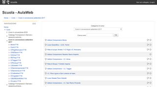 
                            2. Corsi in convenzione settembre 2017 - Scuola - AulaWeb