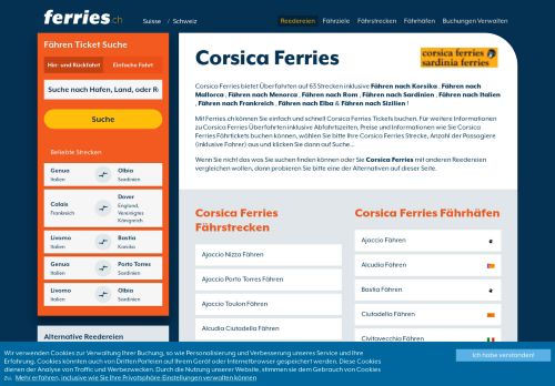 
                            6. Corsica Sardinia Ferries | Überfahrten, Abfahrts- und Ankunftszeiten ...