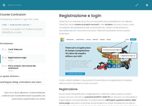 
                            13. Corso completo di Tinkercad per didattica e arte → Registrazione e ...