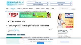 
                            2. Corso FAD gratuito tutte le professioni 18 crediti ECM - Infermieri-Attivi