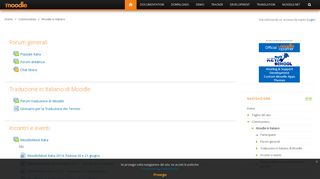 
                            2. Corso: Moodle in Italiano - Moodle.org