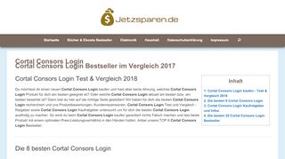 
                            7. ▷ Cortal Consors Login Test & Vergleich 2018 - Die besten Cortal ...