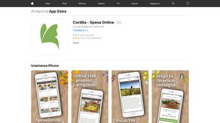 
                            8. Cortilia - Spesa Online su App Store - iTunes - Apple