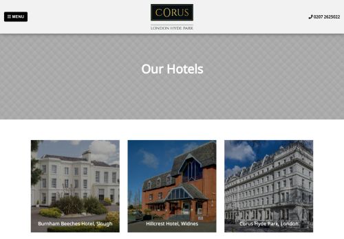 
                            5. Corus Hotels | UK Hotel Accommodation