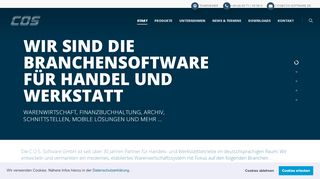 
                            8. C.O.S. Software GmbH | Wir sind die Branchensoftware für Handels ...