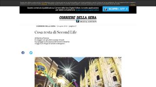 
                            13. Cosa resta di Second Life - Corriere.it