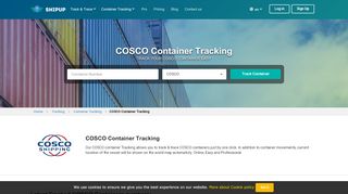 
                            12. COSCO Container Tracking | Shipup