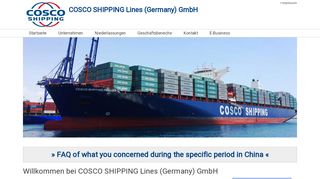 
                            4. COSCO SHIPPING Lines (Germany) GmbH