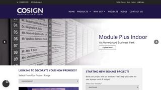 
                            1. Cosign India Pvt. Ltd.: Modular Sign Systems