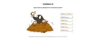 
                            6. COSMAS II - Startseite - IDS Mannheim