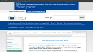 
                            3. Cosmetic Product Notification Portal | Internal Market, Industry ...