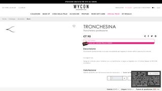 
                            8. cosmetics: Cuticle Nipper | WYCON cosmetics: Shop Online Make Up