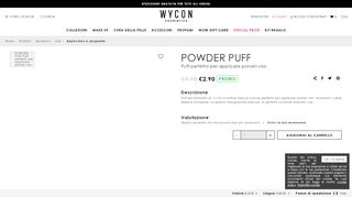 
                            7. cosmetics: Powder Puff | WYCON cosmetics: Shop Online Make Up