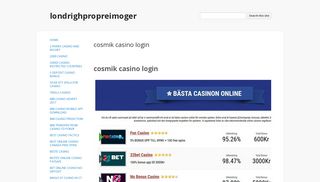
                            13. cosmik casino login - londrighpropreimoger - Google Sites