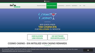 
                            4. Cosmo Casino - Casino Rewards Mobile Mitgliedscasino