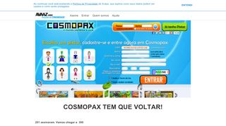 
                            6. COSMOPAX TEM QUE VOLTAR! - Avaaz