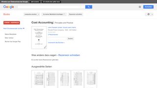 
                            7. Cost Accounting; Principles and Practice