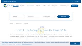 
                            7. Costa Club: Bonusprogramm für treue Gäste - CC-Kreuzfahrten