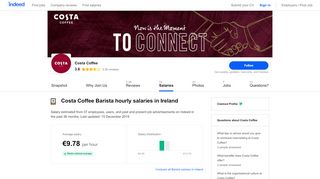 
                            3. Costa Coffee Barista Salaries in Ireland | Indeed.com