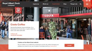 
                            12. Costa Coffee – Royal Albert Dock Liverpool