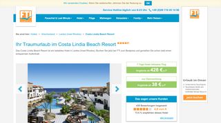 
                            5. Costa Lindia Beach Resort in Lardos (Insel Rhodos) zum Tiefstpreis ...