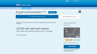 
                            3. Costco Anywhere Visa Card by Citi — Citi.com