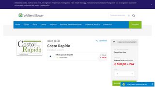 
                            8. Costo Rapido - Servizi on line - Ipsoa Indicitalia | ShopWKI