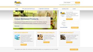 
                            9. Cosun - Biobased products - Home