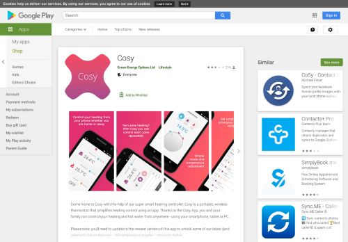 
                            10. Cosy – Apps on Google Play