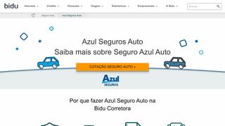 
                            12. Cotação Azul Seguros Auto - Compare Com Outras Seguradoras - Bidu