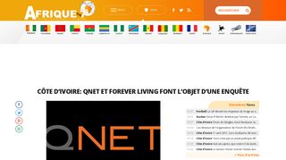 
                            11. Côte d'Ivoire: QNET et Forever Living font l'objet d'une enquête